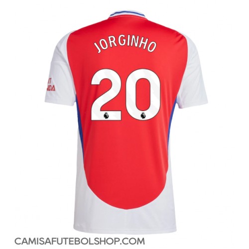 Camisa de time de futebol Arsenal Jorginho Frello #20 Replicas 1º Equipamento 2024-25 Manga Curta